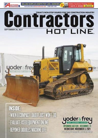 Contractors Hot Line - September 24, 2021