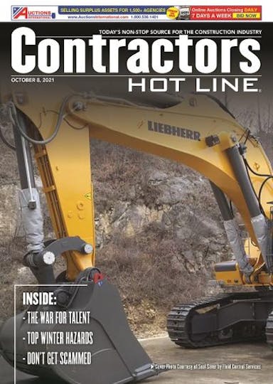 Contractors Hot Line - October 8, 2021