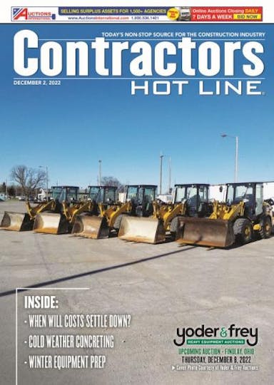 Contractors Hot Line - December 2, 2022