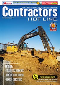 Contractors Hot Line - November 22, 2019