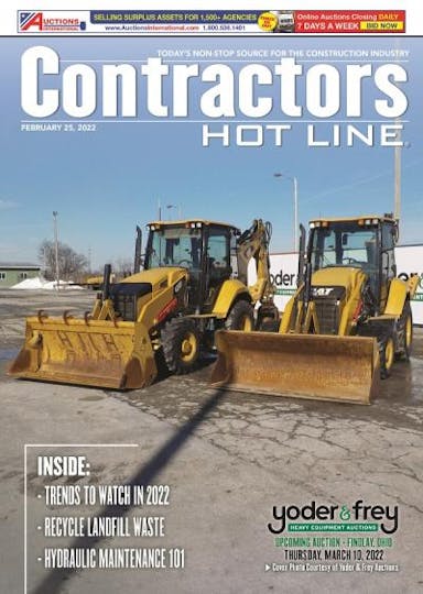 Contractors Hot Line - February 25, 2022