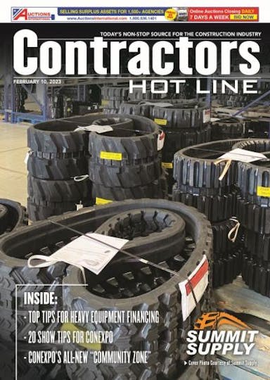 Contractors Hot Line - 2/10/23 CONEXPO Issue Cover Featuring: Summit Supply