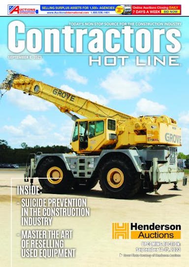 Contractors Hot Line - September 8, 2023