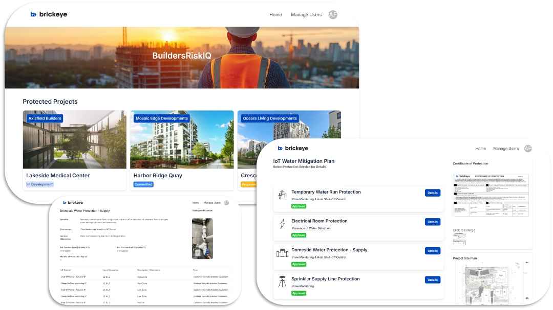 Brickeye Unveils BuildersRiskIQ for Insurance and Risk Transparency