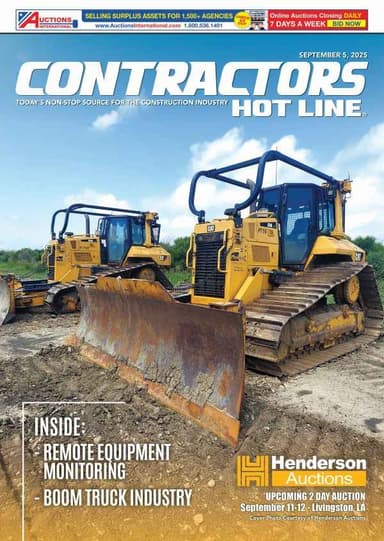 Contractors Hot Line - September 5, 2025