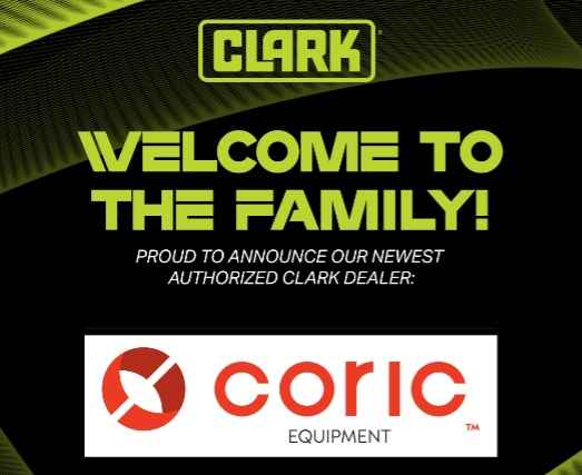 CLARK Expands Dealer Network with CORIC Equipment in Michigan