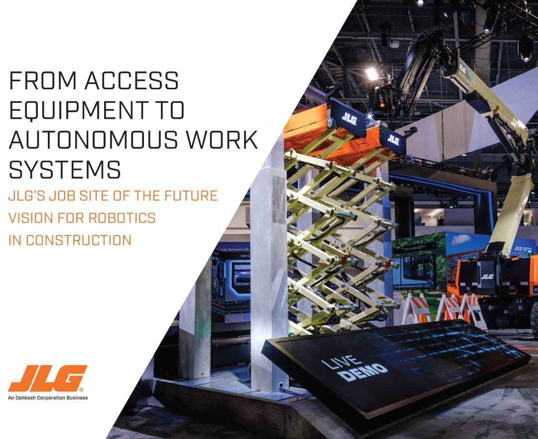 JLG Whitepaper Examines Autonomous Job Site Technology