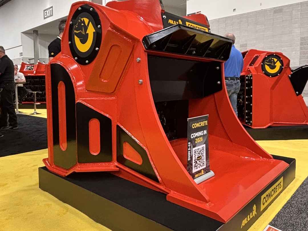 ALLU Introduces Concrete Bucket for On-Site Demolition Material Processing