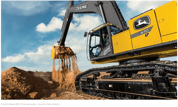 John Deere expands large excavator performance tiering options with three new models