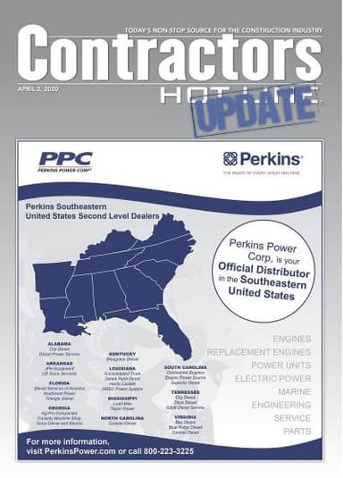 Contractors Hot Line - April 3, 2020
