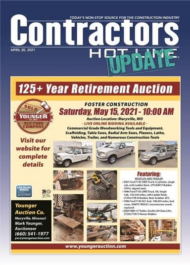Contractors Hot Line - April 30, 2021