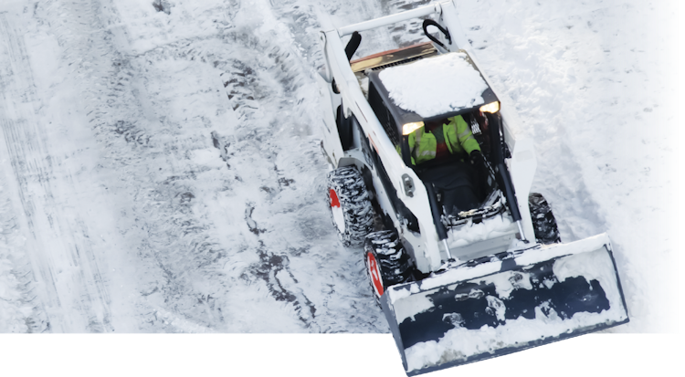Skid Steers and Attachments for Winter Snow Removal