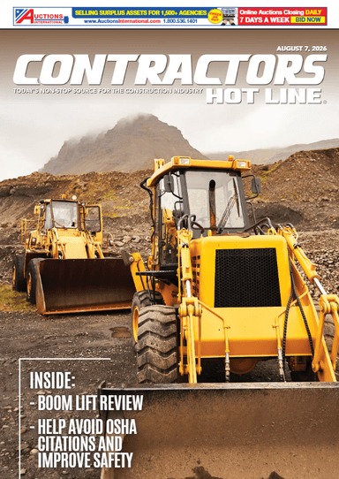 Contractors Hot Line - August 7, 2026