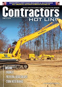 Contractors Hot Line - April 13, 2018