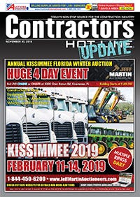 Contractors Hot Line - November 30, 2018