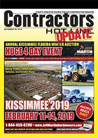 Contractors Hot Line - December 28, 2018
