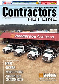 Contractors Hot Line - March 13, 2020
