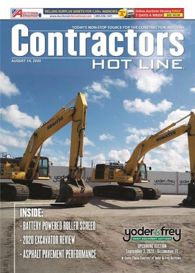 Contractors Hot Line - August 14, 2020