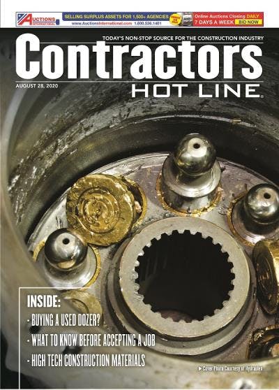 Contractors Hot Line - August 28, 2020