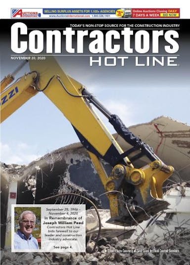 Contractors Hot Line - November 20, 2020