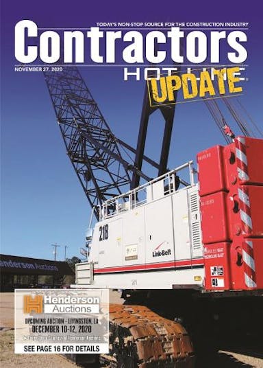 Contractors Hot Line - November 27, 2020