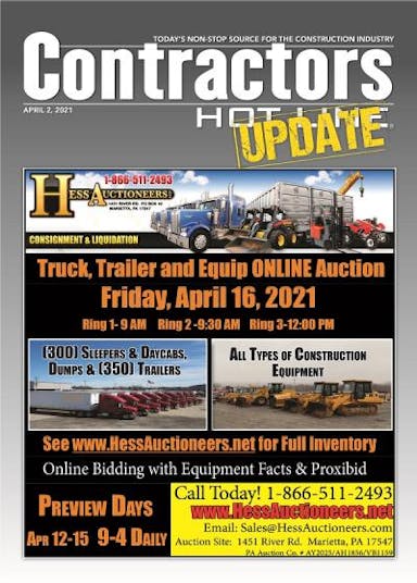 Contractors Hot Line - April 2, 2021