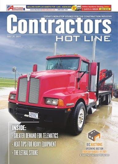 Contractors Hot Line - July 30, 2021