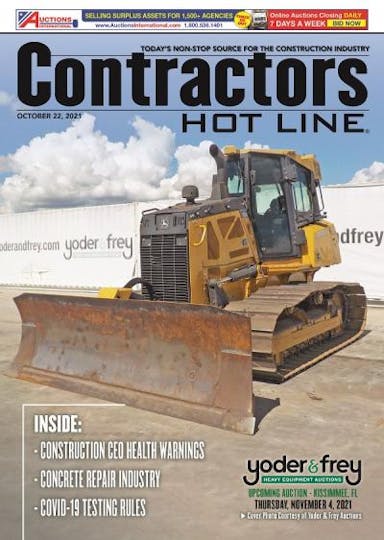 Contractors Hot Line - October 22, 2021