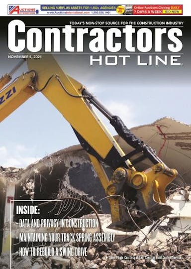 Contractors Hot Line - November 5, 2021