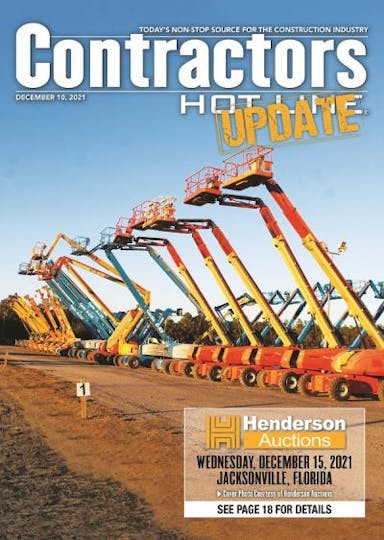 Contractors Hot Line - December 10, 2021
